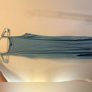 Old Navy Sleeveless Blue Maxi Dress